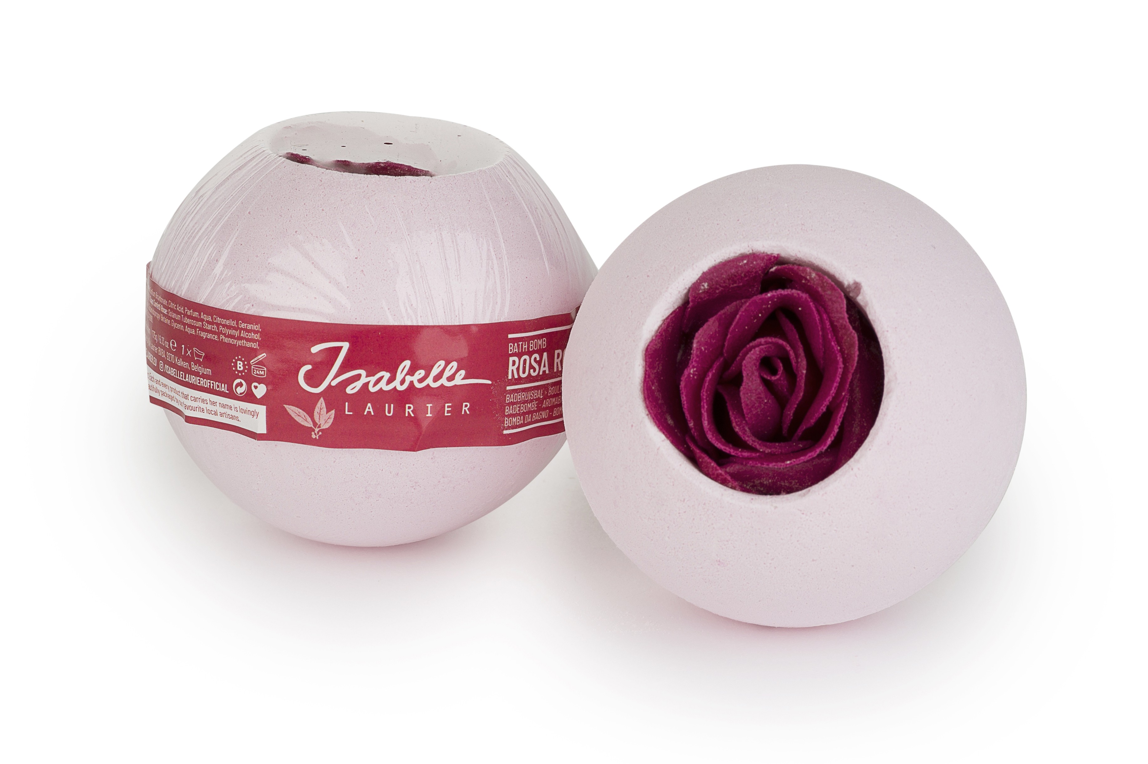 Boule de bain Gender Reveal cœur - parfum Pétales de rose