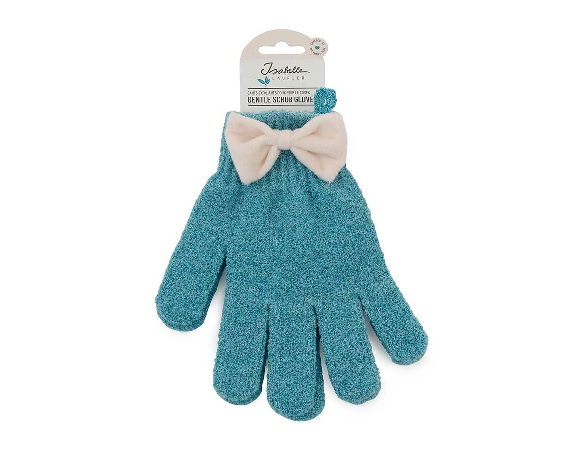 2 Peeling-Handschuhe Stahlblau