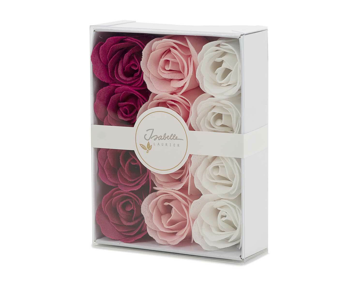 Luxus-Geschenk-Box<br/>12 Seifekonfetti Rosen